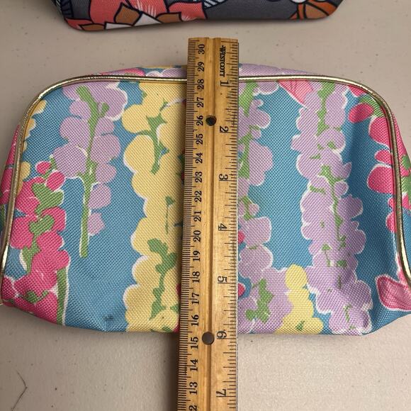 Vera Bradley Lilly Pulitzer Cosmetic Makeup Bag Lot Tropical Evening Floral NWOT - Picture 14 of 16